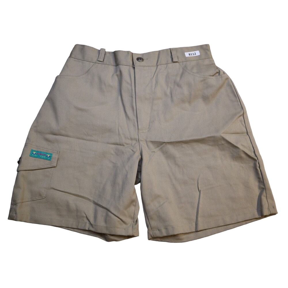 Girl Scouts Jr Shorts Plus Medium Khaki Beige Uniform Athletic Casual Girls NWT